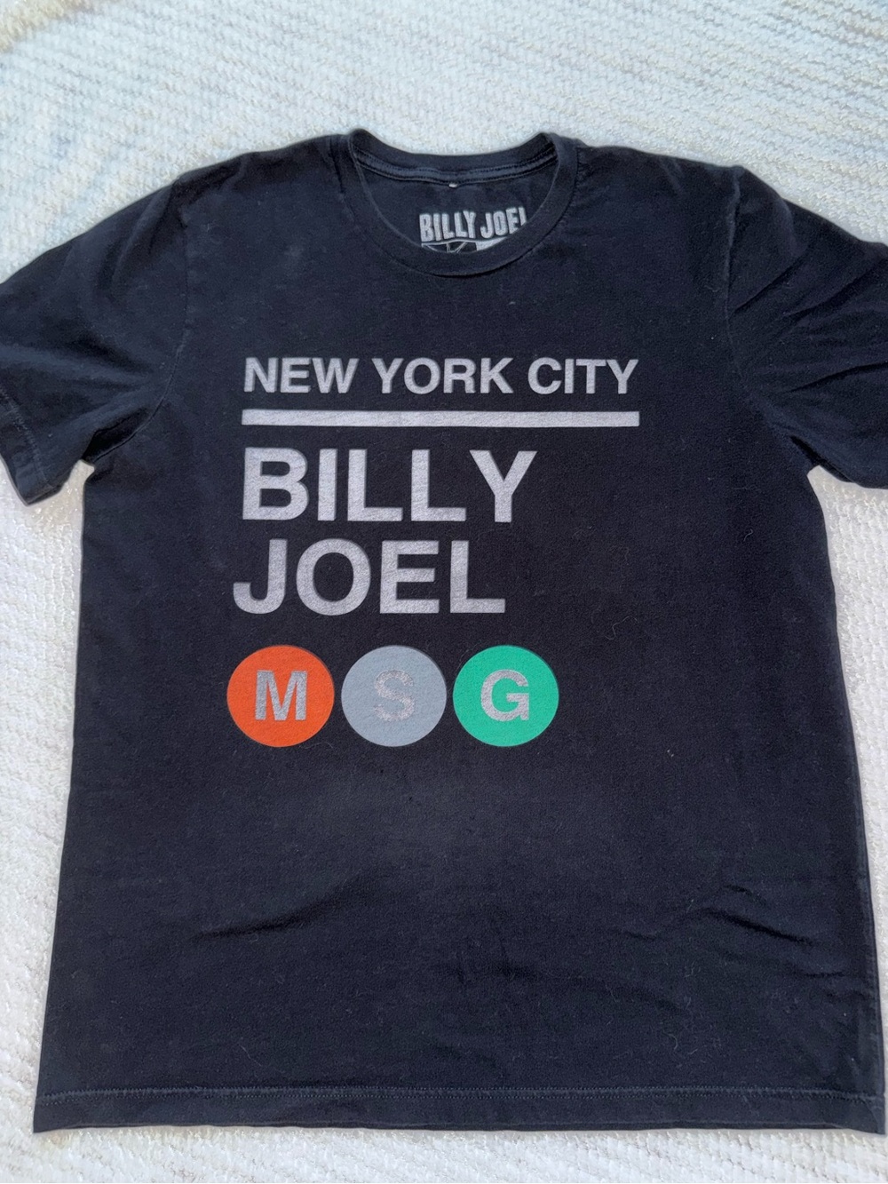 Billy Joel New York City Graphic Tee - Black